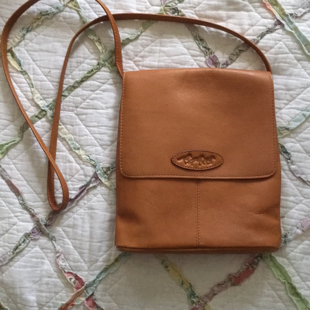 Beautiful leather cross-body purse